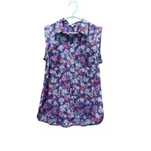 Candies sleeveless button shirt y2k‎